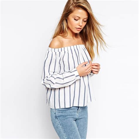 Discover the latest women's off the shoulder tops online at showpo. Off-the-Shoulder Dresses and Tops | POPSUGAR Fashion