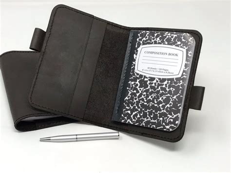 Pocket Notebook Leather Etsy Pocket Notebook Leather Leather