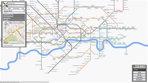 Using Interactive Alternative London Tube And Rail Map Youtube