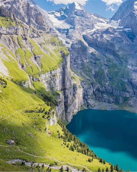 Oeschinen Lake Switzerland ️ ️ ️ Pic By Iatskivphotography