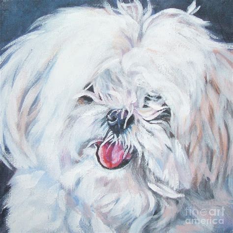 Maltese Painting By Lee Ann Shepard Fine Art America