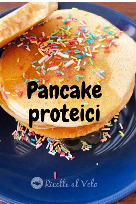Pancake proteici senza uova | Pancake, Ricette, Dolci proteici