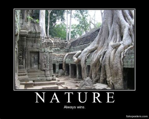 Nature Always Wins Nature Demotivational Posters Cool Photos