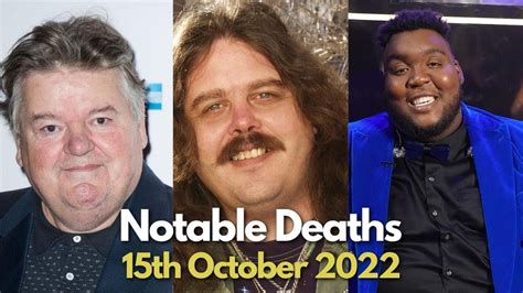 Celebrities Who Died Today 15th October 2022 Very Sad News Actors