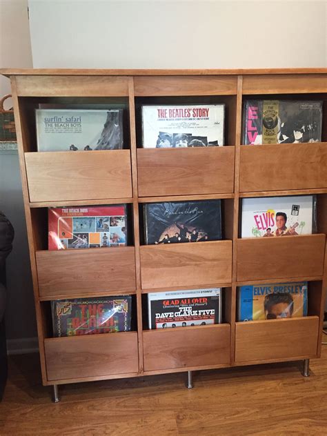 Record Cabinet Detailed Plans | Record storage, Record storage cabinet, Vinyl record storage diy
