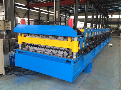 Ibr Roof Sheeting Double Layer Roll Forming Machine 04mm 08mm Q230 550