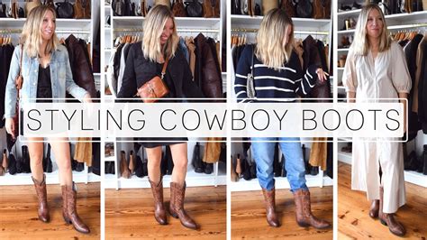How To Style Cowboy Boots Youtube