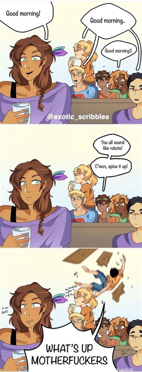 pjo hoo soulmate au chapter 6 party percy jackson comics percy jackson funny percy jackson