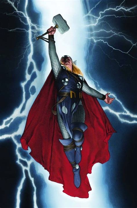 The Mighty Thor Vol 1 1 Textless Variant Cover By Travis Charest