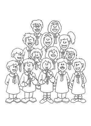 Click the singing in church coloring pages to view printable version or color it online (compatible with ipad and android tablets). Coloring page : Children choirs - Coloring.me