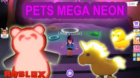 Roblox Adopt Me Mega Neon Pets
