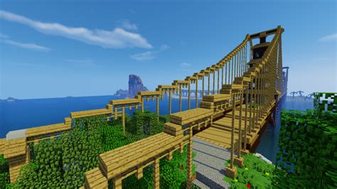 Wooden Bridge Asian Style Minecraft Map