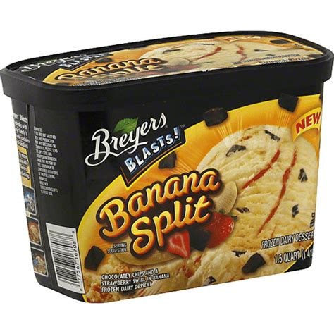 Breyers Blasts Frozen Dairy Dessert Banana Split Walter Mart