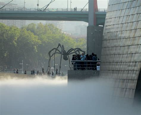Guggenheim Museum Bilbao Fog Spider Sculpture The Fog I Flickr