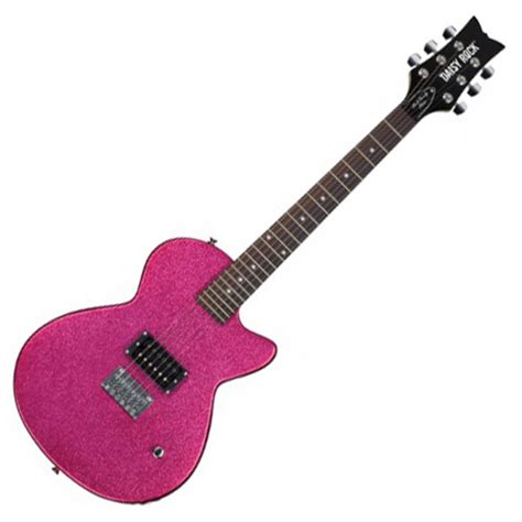 Disc Daisy Rock Rock Candy Petite Short Scale Guitar Atomic Pink At