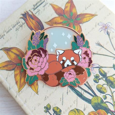 Panda Enamel Pin Etsy