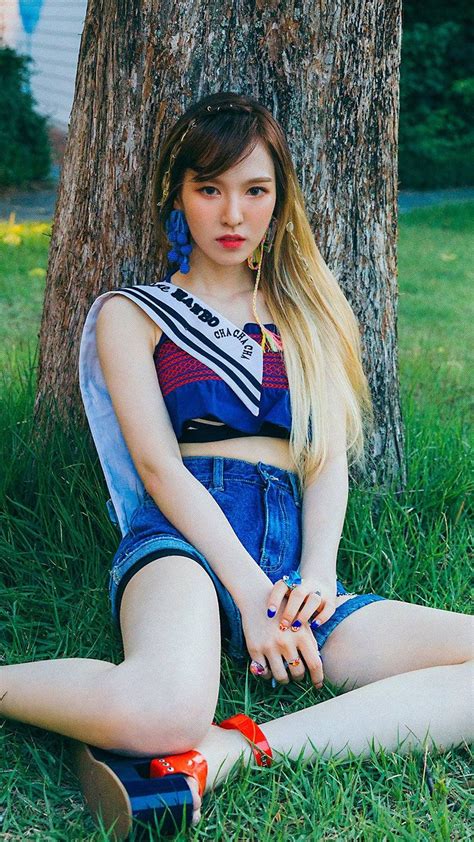 the red velvet wendy son seung wan summer album k pop hd mobile wallpaper 1080x1920 red