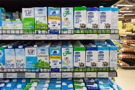 Packs Of Milk Produced By Vinamilk Vinamilk Is The Biggest Dairy