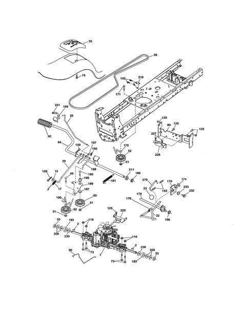 Craftsman Yt3000 Deck Parts Diagram