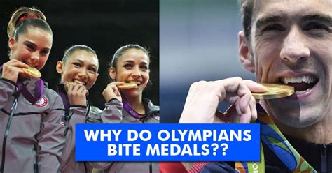 Interesting Me Facts Ever Wondered Why Do Olympians Bite Their Medals