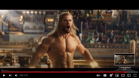 Naked Thor Is The Most Replayed Part Of Love And Thunder Trailer 2 BGR
