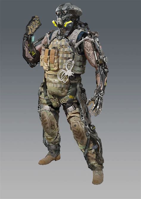 The Soldier Jay Li Sci Fi Armor Future Soldier Soldier