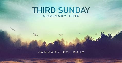 Gospel Reflection For January Third Sunday Of Ordinary Time