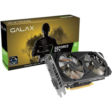 Placa De Vídeo Galax Nvidia Geforce 1 Click Oc Gtx1660 6gb Gddr5 192