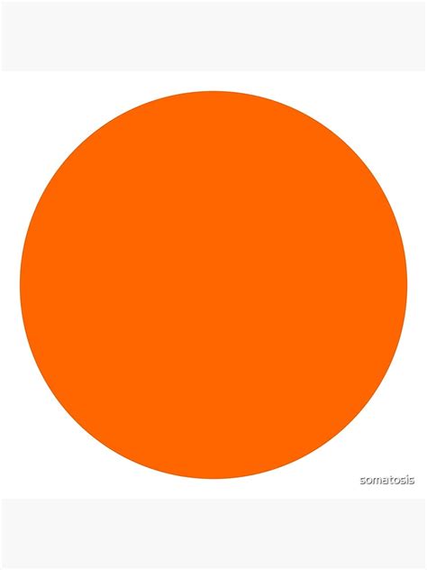 Orange Circle Framed Art Print By Somatosis Redbubble