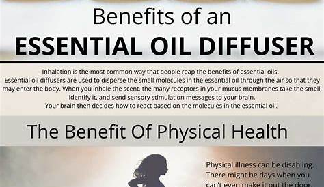 essential oil diffuser benefits chart