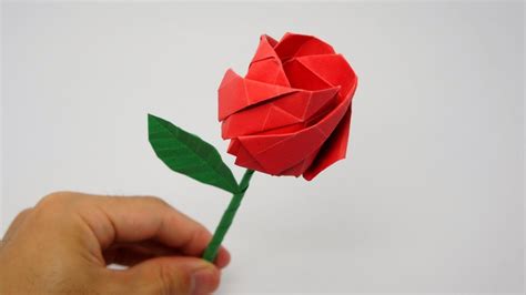 Easy Origami Rose For Kids ~ Easy Crafts Ideas To Make