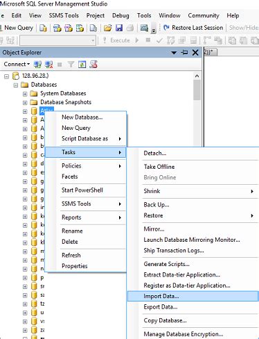 Import Excel File In Sql Server