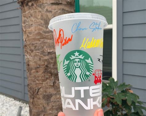 Outerbanks Reusable Starbucks Cup Obx Inspired Starbucks Cup Etsy