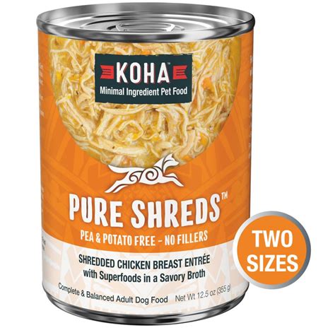 Treats Unleashed Koha Koha Pure Shreds Chicken Breast Entree For Dogs