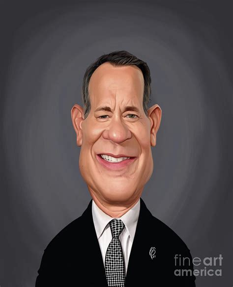 Celebrity Sunday Tom Hanks Digital Art By Rob Snow Fine Art America