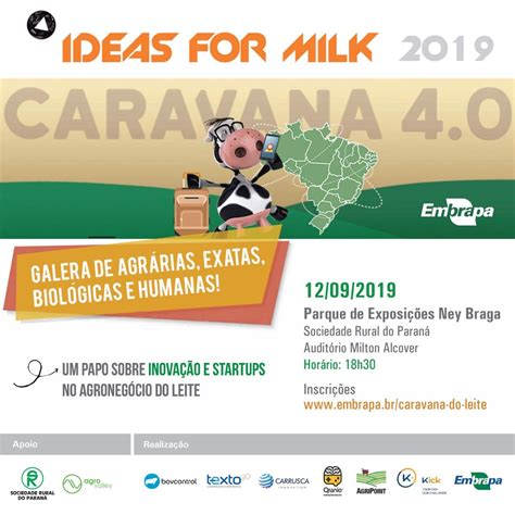 Londrina recebe a Caravana 4 0 Ideas for Milk Espaços para Locação p