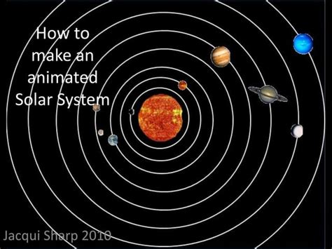 How To Make An Animated Solar System Ppt