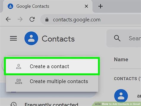 How To Add Contacts In Gmail 10 Steps With Pictures Wikihow