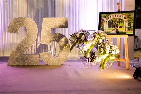 Anniversary Decoration Ideas Silver Jubilee Decor Ideas 25th Wedding