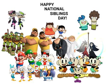 Happy National Siblings Day 2023 By Joshuahooker On Deviantart
