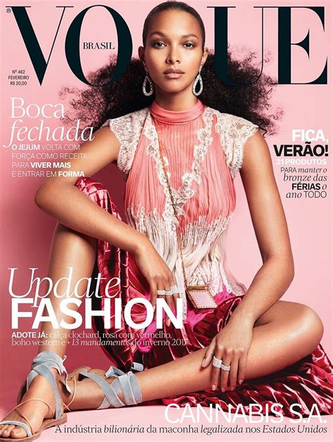 Lais Ribeiro Rocks The Spring Collections For Vogue Brazil Fashion