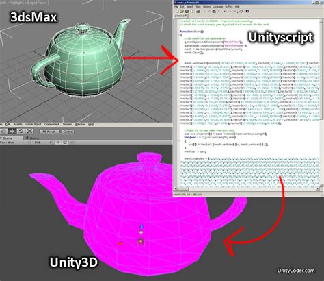 Wip 3ds Max To Unity Meshupdate3 Unity Coding Unity3d