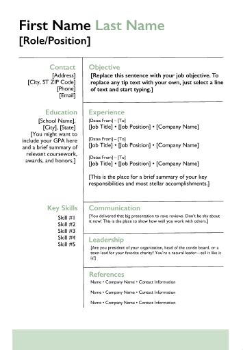 Forklift Driver Resume Template And Guide