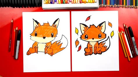cartoon cute easy cute fox drawing how to draw a cute cartoon fox in less than 3 minutes