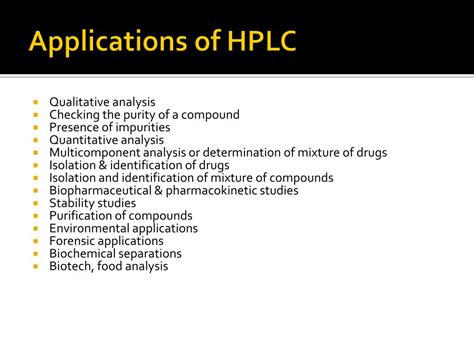 Ppt Hplc Powerpoint Presentation Free Download Id7122680