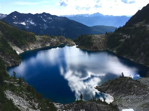 Unnamed Beep Blue Lake In South Western British Columbia Canada Oc