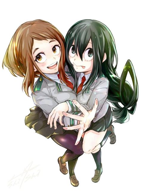 Save Follow Ochaco Uraraka Tsuyu Asui My Hero Academia Boku No Hero Academia My