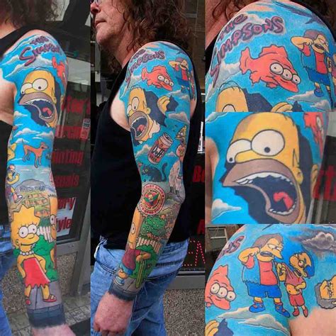 The Simpsons Gifs Simpsons Tattoo Sleeve Tattoos For Women Tattoos My