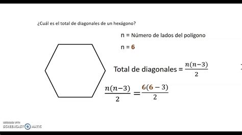 Total De Diagonales De Un Polígono Youtube