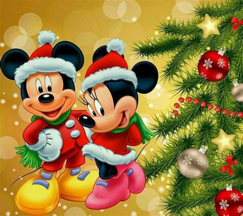 Christmas Disney Mickey And Minnie Mouse Disney Pinterest